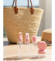 30 ml 5’li Seyahat Banyo Şişe Seti Çantalı