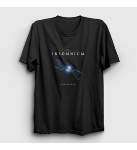 Presmono Unisex Siyah Ephemeral Insomnium T-Shirt 151291tt