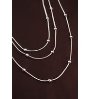 316L Çelik Gümüş Renk Minimal Topçuk Model Çoklu Kolye 5886 - 1OL1662-1070