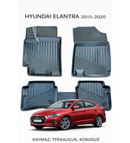 Hyundai Elantra 2015-2020 ile Uyumlu 3D Oto Paspas Premium