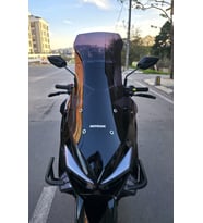 MOTOCAM Küba Chia 125 Ön Cam 2023-2026 Model 78cm Siyah Renkli 4mm UZUN