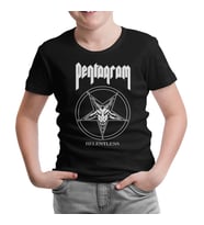 Pentagram - Relentless Siyah Çocuk Tshirt
