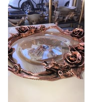 ROYAL ART ALİZE AMBER BAKIR DÜZ MEYVELİK