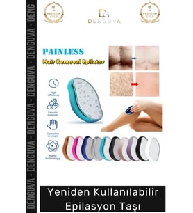 #Taş Ağrısız Nano Kristal Fiziksel Hijyenik Kişisel Bakım Yeniden Kullanılabilir Epilasyon Taşı