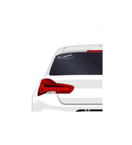 K.atatürk Sticker - Imza - K.atatürk 22x 5cm Siyah Sticker