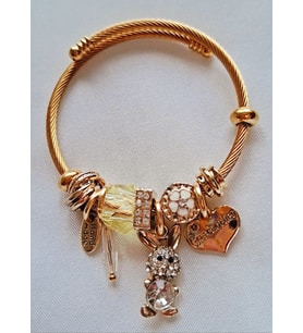 Tavşan  Charmlı Gümüş Pandora Model Şık Bileklik