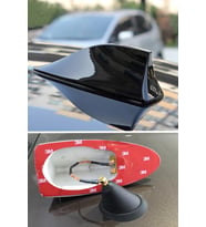 Suzuki Grand Vitara Uyumlu Oto Balık Sırtı Anten Elektrikli Köpekbalığı Balina Tavan Anteni Siyah
