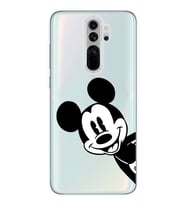 Redmi Note 8 Pro Uyumlu Mickey Mouse Tasarımlı Şeffaf Telefon Kılıfı