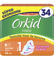 Maxi Hijyenik Ped Normal 34 Adet Süper Ekonomik Paket