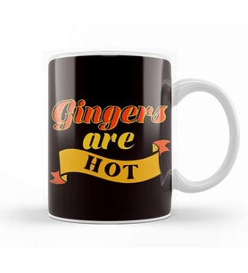 Gingers Are Hot Redhead red Orange Hair Haired Irish Kupa Bardak Porselen