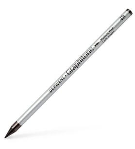 Derwent Watersoluble Graphitone Suda Çözünebilen Ağaçsız Grafit Kalem 4B - Medium Wash 