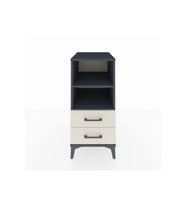 Kronos Komodin 2 Raflı 2 Çekmeceli 44x59x96 Antrasit-Aytaşı