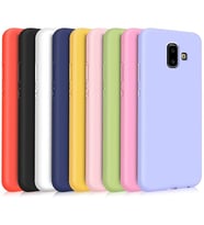 Galaxy J6 Plus Siyah Yumuşak Slikon Kılıf Cam Ekran Koruyucu Hediyeli