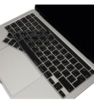 MacBook Klavye Koruyucu Arapça A2338 M1 M2 13 inç A2251 A2289 A2141 16 inç UK ISO Ters L Enter Silikon Keyboard Cover Touch Bar Siyah