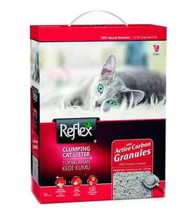 Reflex Granül Aktif Karbonlu Topaklanan Kedi Kumu 10 Lt