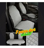 WOLKSWAGEN JETTA SEDAN 2005-2010 uyumlu 7 Parça Deri Minder Takımı (Gri)