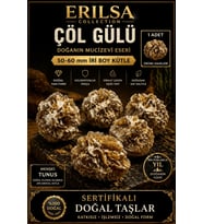 Sertifikalı Küre Çöl Gülü Taşı Kütle - 50-70 mm İri Boy Doğal Jips Kristal Toplu (Çok Renkli)