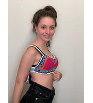 TASARIM EL ÖRGÜSÜ BÜSTİYER RENKLİ BÜSTİYER PLAJ GİYİM SPOR GİYİM