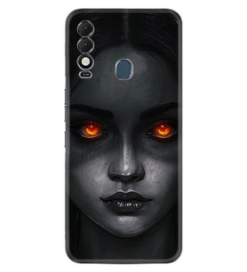 Tecno Spark 8T Kılıf Resimli Desenli Silikon Platinium Series Dark Woman 1887