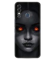 Tecno Spark 8T Kılıf Resimli Desenli Silikon Platinium Series Dark Woman 1887
