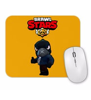 Black Crow Brawl Stars Mouse Pad