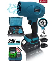 RETOOLS AKÜLÜ HAVA ÜFLEME MAKİNASI (KALIN 5 PİLLİ MAVİ)