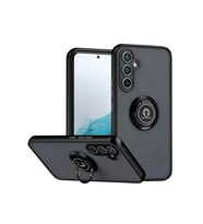 Galaxy S25 FE Montreal Yüzüklü Silikon Kapak - Siyah