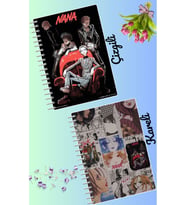 Nana defter seti 2 adet A4 boyutu 21*30 çizgili + kareli 60 syf
