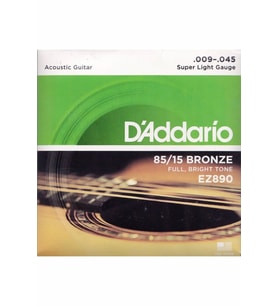 D'addario Ez890 Takım Tel - Akustik Gitar Teli - PENA HEDİYELİ!