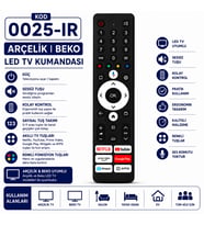 Arçelik Beko 0025-IR Kumanda