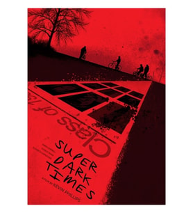 Super Dark Times Film Grafiği Kırmızı Tablo Ahşap Poster Dekoratif
