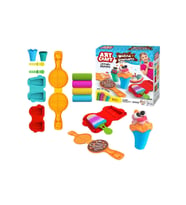 Art Craft Waffle Ve Dondurma Oyun Hamuru Seti 200 Gr Dede 03556 (Karışık)