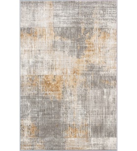 Eliana Home Baskılı, Yıkanabilir Kaymaz Taban Salon Halısı LNA1043 100x150 cm (Sarı)