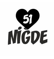 Kalpli 51 Niğde Araba Sticker siyah 20x15 CM (Siyah)
