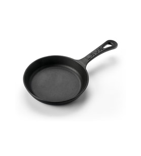 Lava Döküm Yuvarlak Kızartma Tavası Yekpare Saplı. Çap(Ø)16cm.