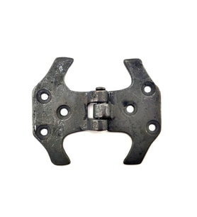 Antika Tarz Dekoratif Pirinç Fit Menteşe - 67 mm, Oksit