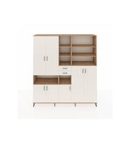 Hyperion Dolap 17 Raflı 2 Çekmeceli 7 Kapaklı 220x44x243 Çam-Aytaşı/Aytaşı