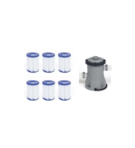 Bestway İntex Havuzlarla Uyumlu Devirdaim Motoru 1249lt Filtre Seti BW715