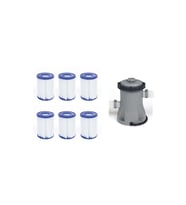 Bestway İntex Havuzlarla Uyumlu Devirdaim Motoru 1249lt Filtre Seti BW715