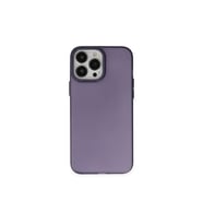 Apple iPhone 14 Pro Max Kılıf Modos Metal Kapak - Derin Mor