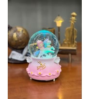 Unicorn Kar Küresi Mega Boy Tam Otomatik Işıklı Müzikli Püskürtmeli - Pil Hediyeli