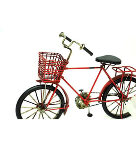 Dekoratif Metal Bisiklet Biblo Vintage Hediyelik