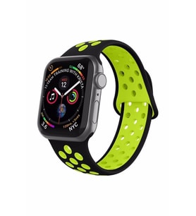 Pazariz Watch Uyumlu Silikon Delikli Kordon Uyumlu Kayış Seri 42-44 Mm