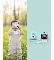 Mavi Mini Hd Dijital Kamera Video Ve Fotoğraf Çekimli Şarjlı Taşınabilir Kayıt Cihazı