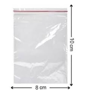 Ethex Kilitli Torba 8 cm x 10 cm 1.000'li Paket