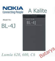 Nokia BL-4J Batarya 600 C6 Lumia 620 Uyumlu Batarya