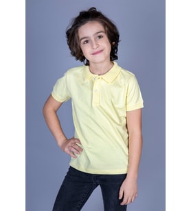 Toontoy Erkek Çocuk Polo Yaka Tişört (Sarı)