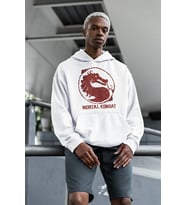 Tasarım Mortal Kombat Baskılı Unisex Oversize Anime Hoodie