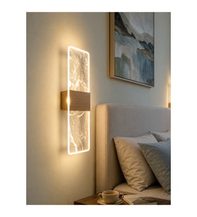 Lüks Modern Alba 3 Renk Led Aplik Sarı Gold Duvar Lambası Elektrikli Pilli Değildir