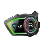 A60 IP67 Su Geçirmez RGB Işıklı Kablosuz Motosiklet Kulaklığı – İNTERKOM Kask İçin Bluetooth Ses Sistemi